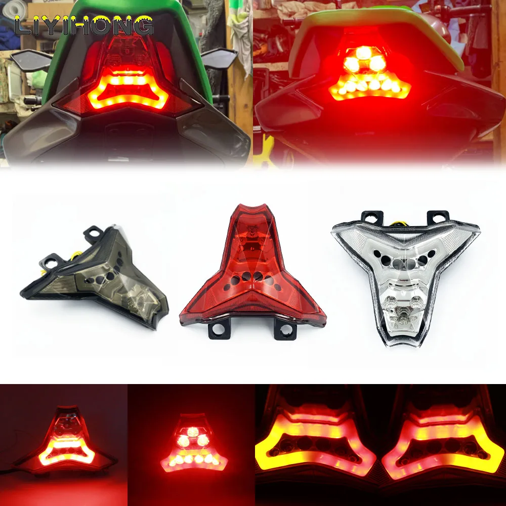 

LED Brake Tail Light Turn Signal For KAWASAKI Z1000 ZX10R ZX-10RR ZX-6R NINJA ZX 10R 6R 2020 Motorcycle Accessories Blinker Lamp