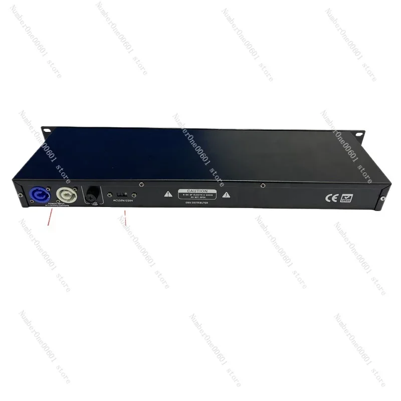 Stage Lights Optical Signal Amplifier 1 in 8 Out DMX512 Signal Extender MA2 Console RDM Signal Distributor