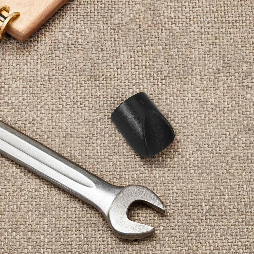 12Pcs Black Folding Chair Leg Caps V Shape Heavy Duty Nylon 78 Inch Inner Diameter Replacement Stability End Caps Furniture