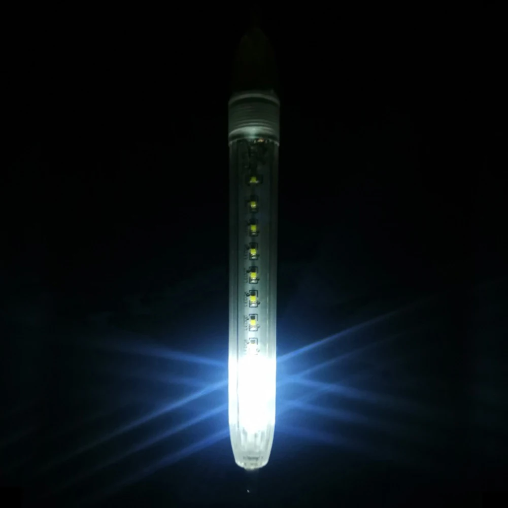 1Pc Fishing Light 22 LED Lights Sea Fishing Night Underwater Lure Attracting Fish Lamp Built-in Battery Fishing Tackle Tools