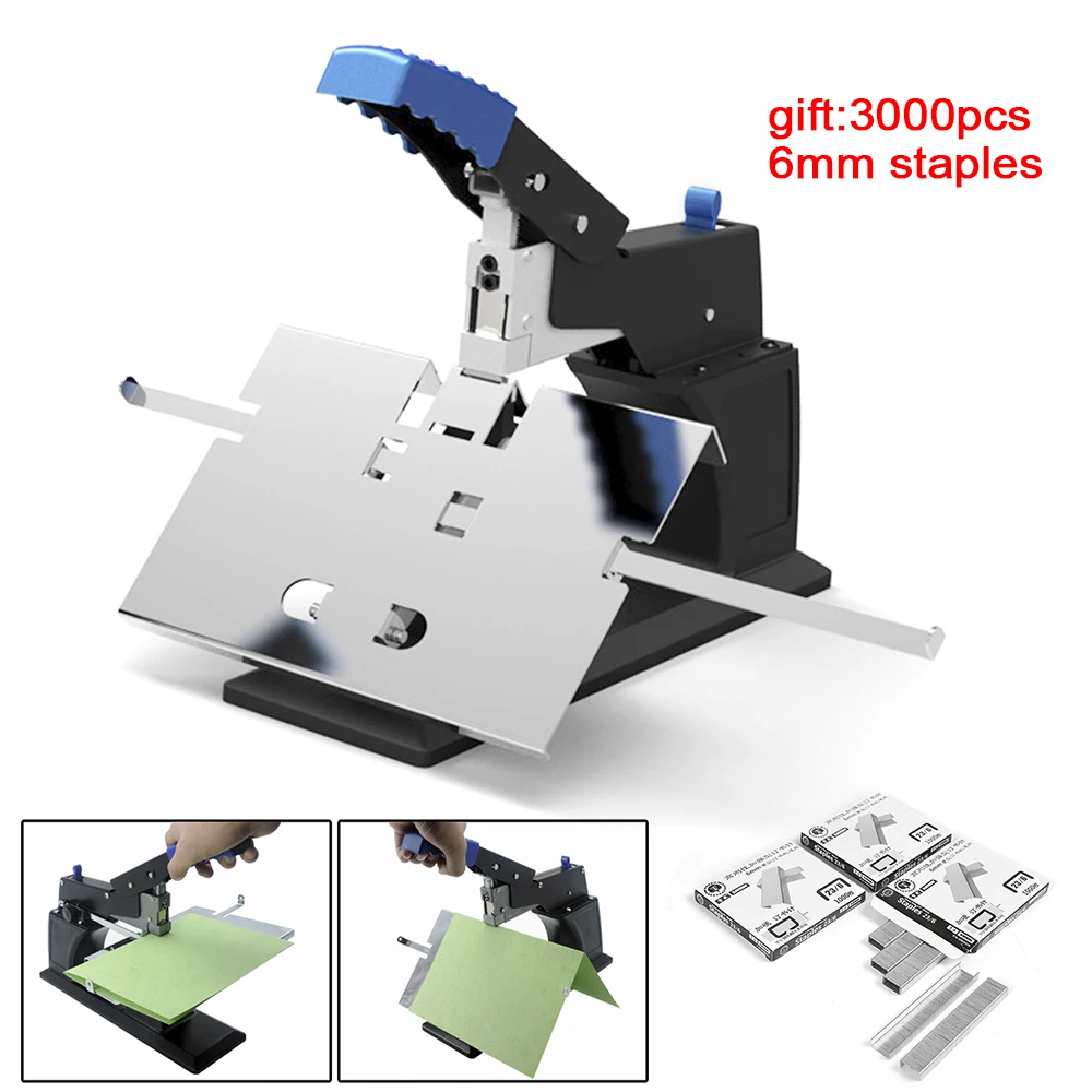 Manual Stapler Machine 6.5mm Max Office Manual Desktop Riding Stapler Stitchers