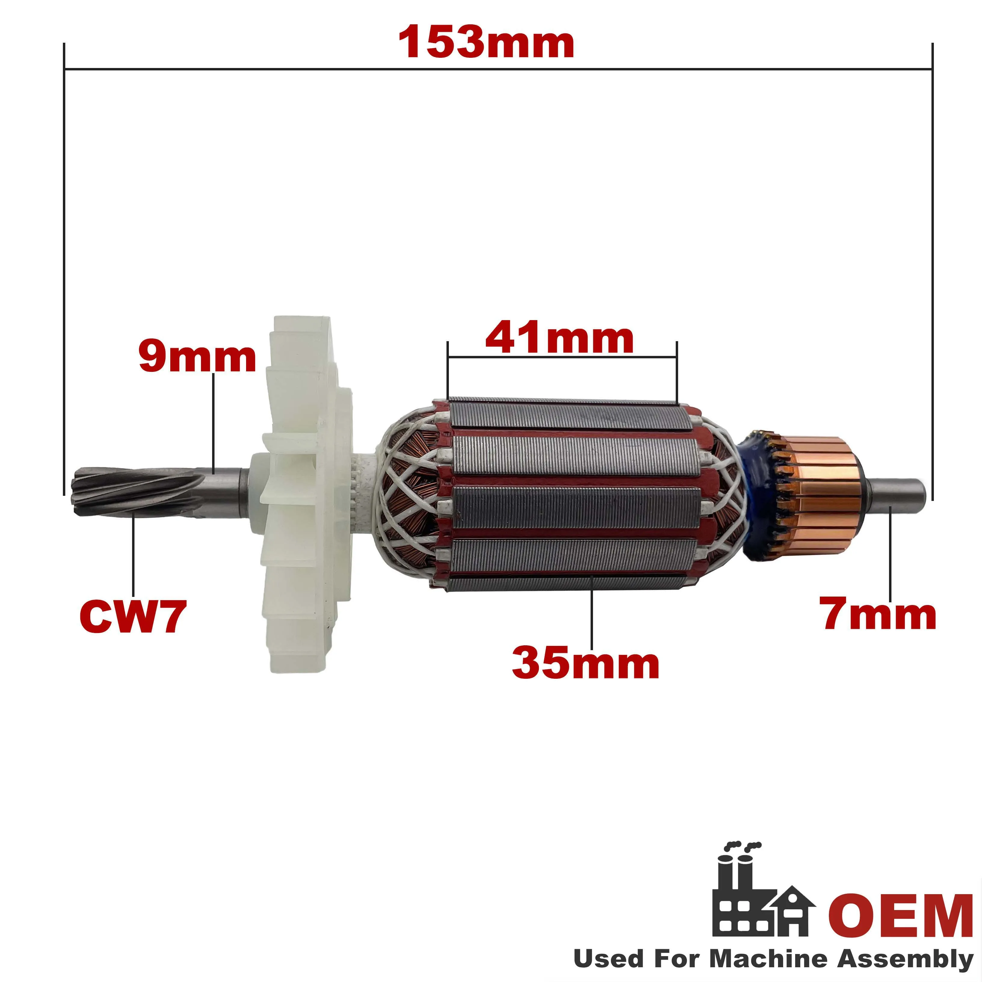 AC220V-240V Armature Rotor Anchor Stator for BOSCH Rotary Hammer GBH 2-26 GBH 2-26 DRE GBH 2-26 DFR GBH2-26