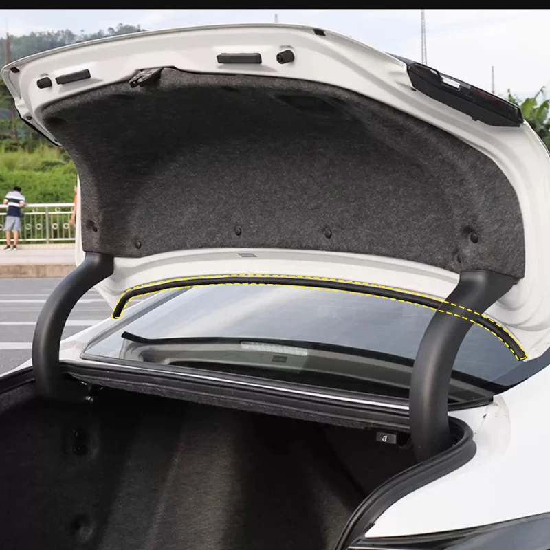 Anti-falling Leaves Car Trunk Sealing Strip Universal Trunk Lid Gap Seal Rubber Strip Dust-proof Accessori For Sedan image 6