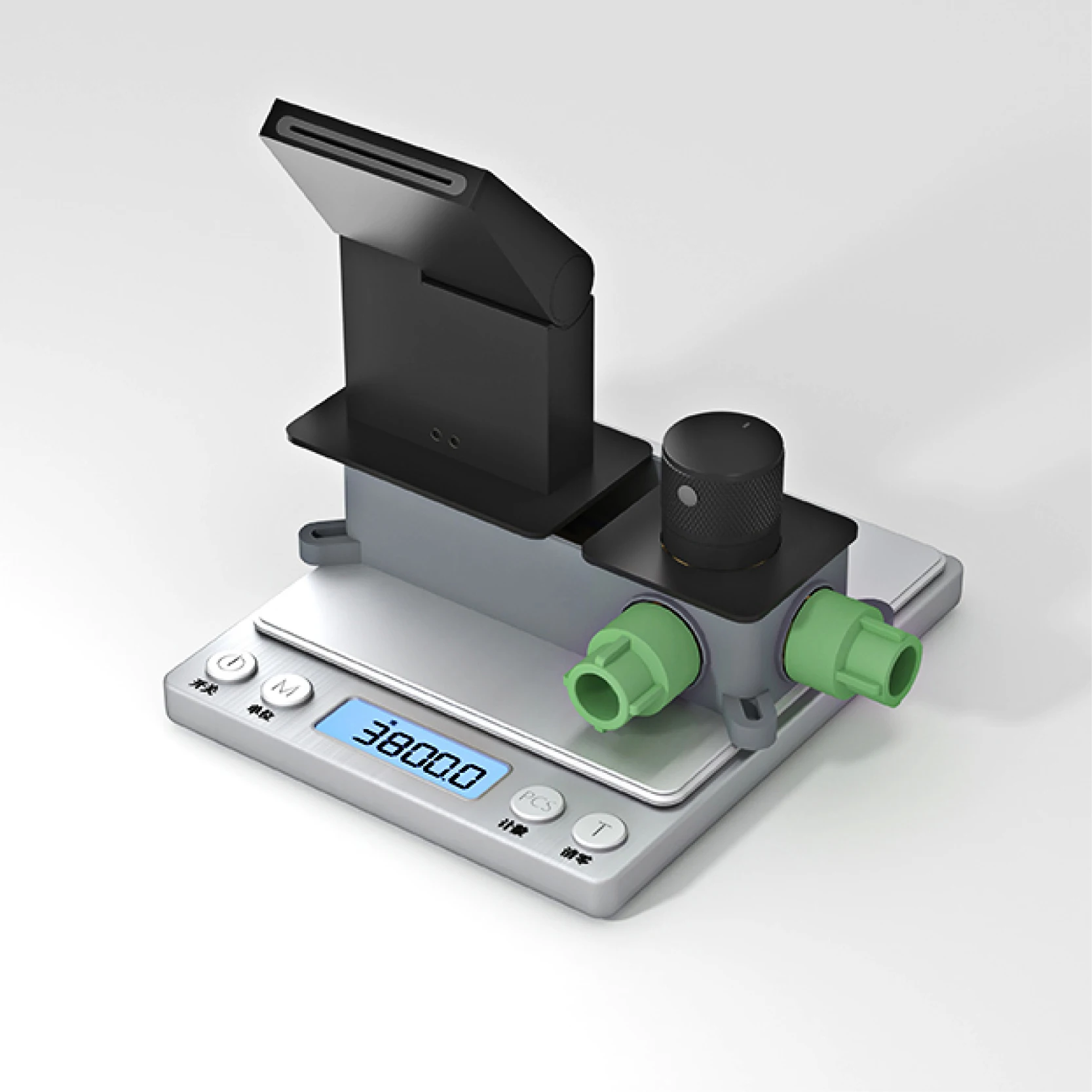 Gun Gray LED Bathroom Faucet 6