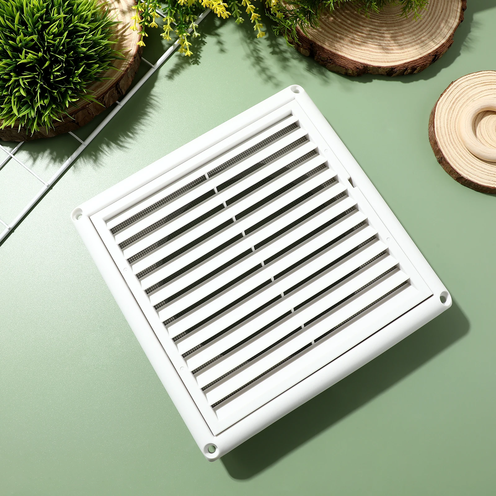 

1pc Mosquito Proof Ventilation Grille Air Vent Plastic Vents Fine Mesh Screen Wall Hole Cover Anti-net Mask Easy Clean