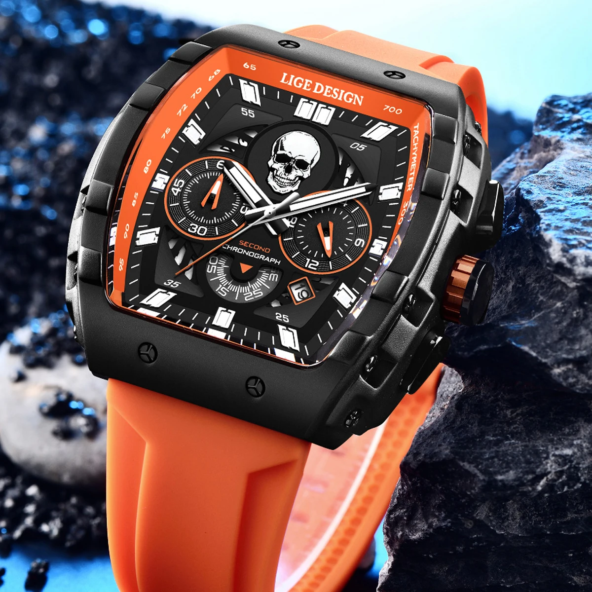 Relojes de Cuarzo LIGE de Moda - Smartwatch Casual Watches For Men reseña y precio