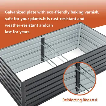 6 best sales Letto da giardino rialzato in metallo - №5