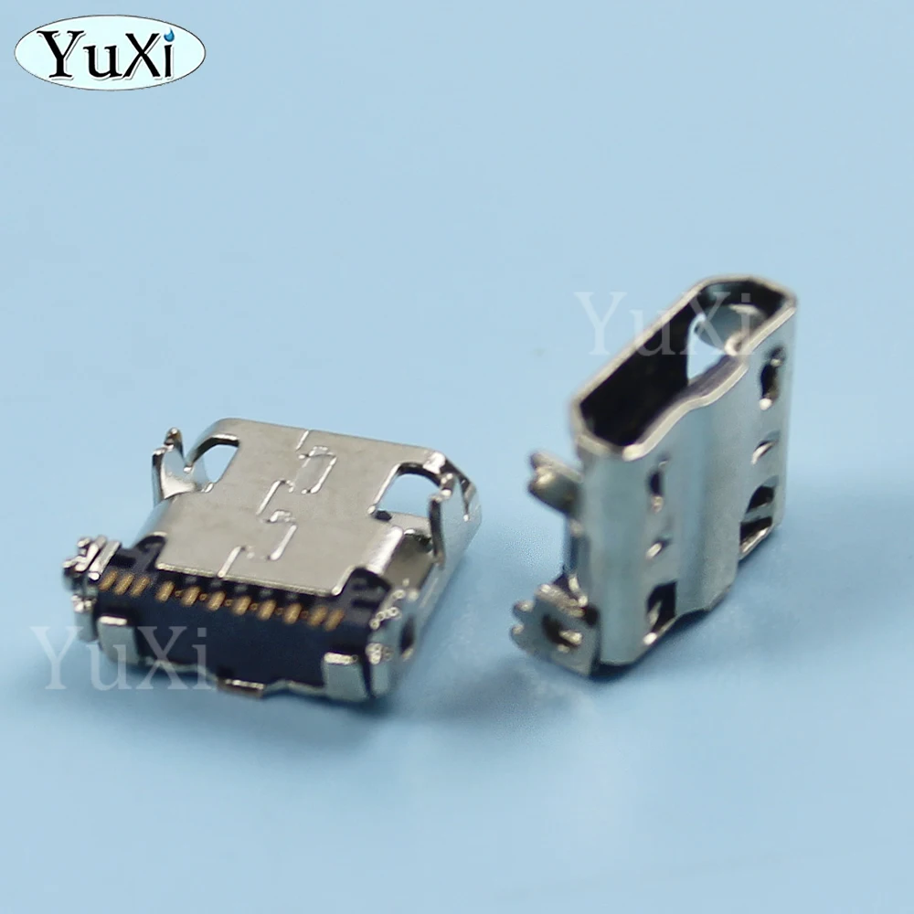 10pcs Micro USB 11pin Connector Charging Port Socket Tail Plug For Samsung Note 2 N7100 N719 N7108 N7102 Repair Parts