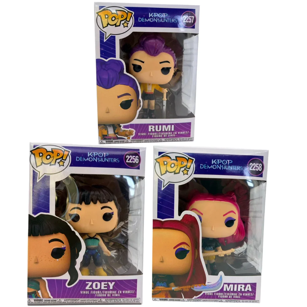 Funko POP KPop Demon Hunters figurines K-POP Rumi Mira vinyl dolls action model toys birthday gifts collectible dolls image 3