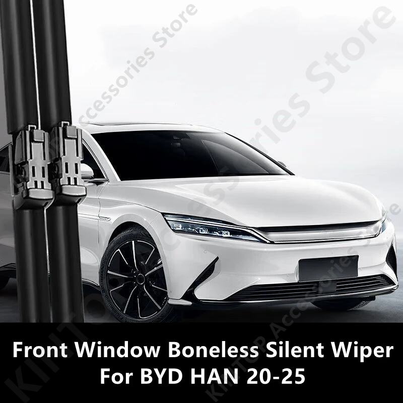 

For BYD HAN 20-25 Front Window Boneless Silent Wiper,Auto Exterior Parts Modification Protection Accessories Refit