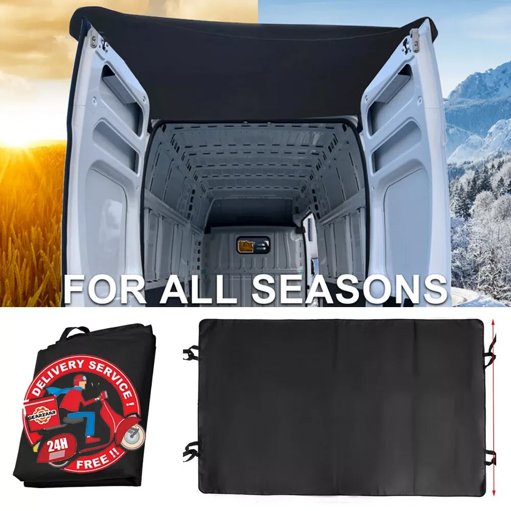 

For Vauxhall Vivaro Van Rear Barn Door Awning Cover Waterproof Sunshade Cover Uk Side Window Rain Proof Exterior Car Accessories