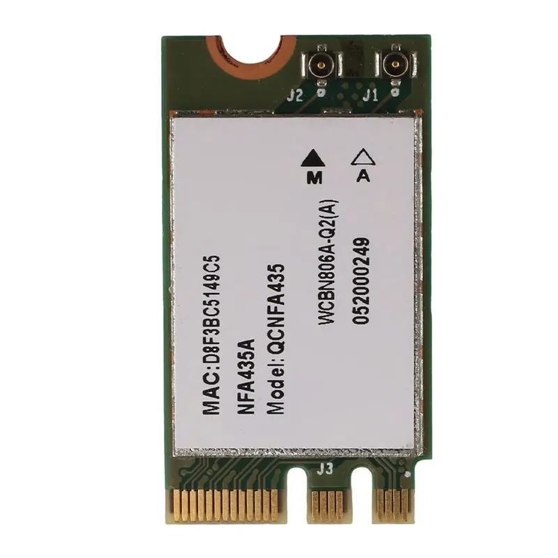 Leading-Wireless Adapter Card For Qualcomm Atheros QCA9377 QCNFA435 802.11AC 2.4G/5G NGFF WIFI CARD Bluetooth 4.1