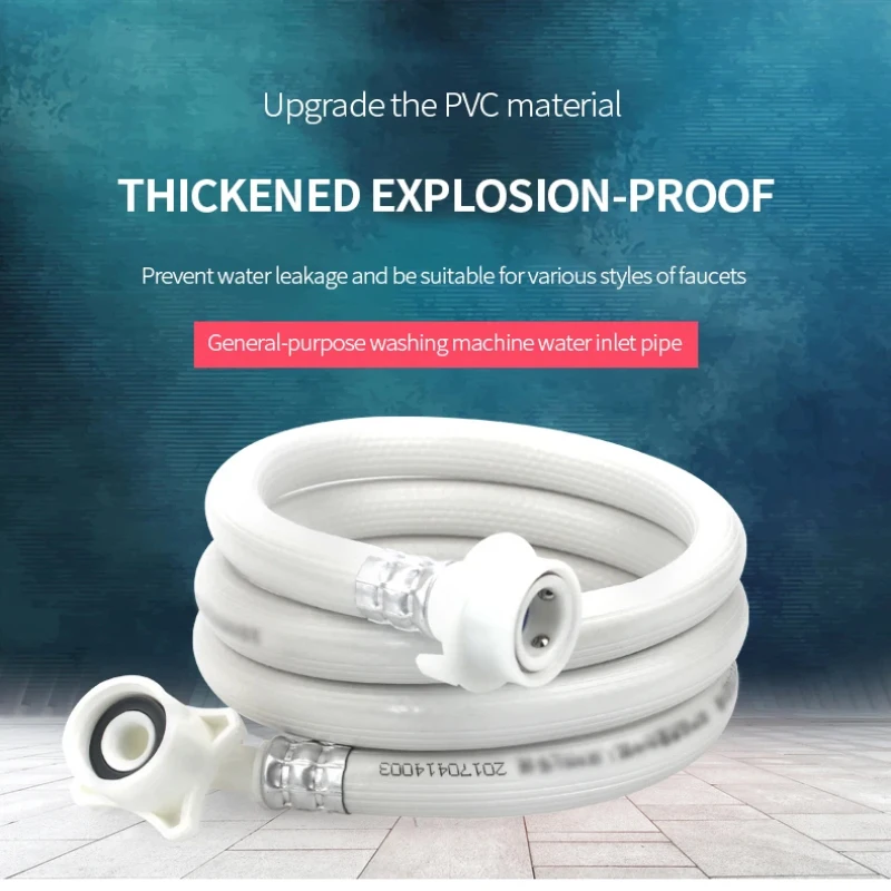 

1Pcs Washing Machine Inlet Hose Extended Multifunctional Soft Hose for Pulsator Automatic Washer Home Repair Parts