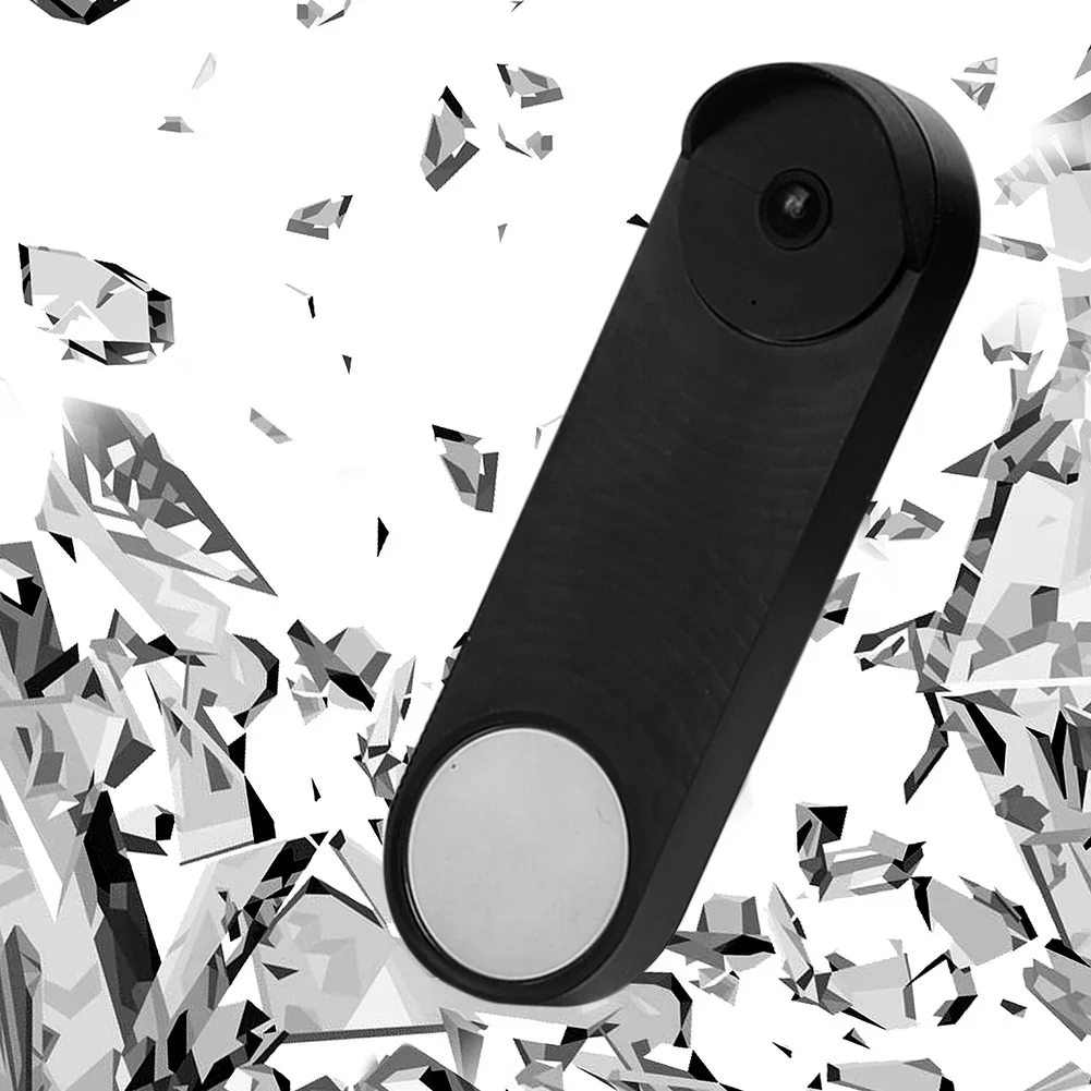 غطاء حافظة من السيليكون للطقس وغطاء جرس باب مقاوم للأشعة فوق البنفسجية مضاد للخدش جرس باب للكاميرا لجرس باب Google Nest (بطارية)