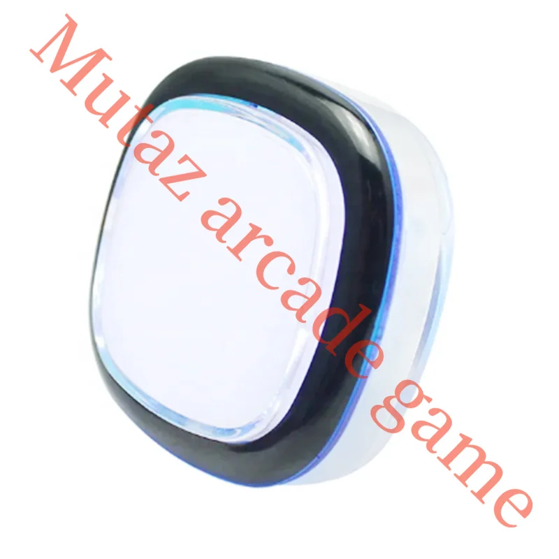 5Pcs/12V Game Machine 50*50MM LED Square illuminated Push button with Built-In microswitch