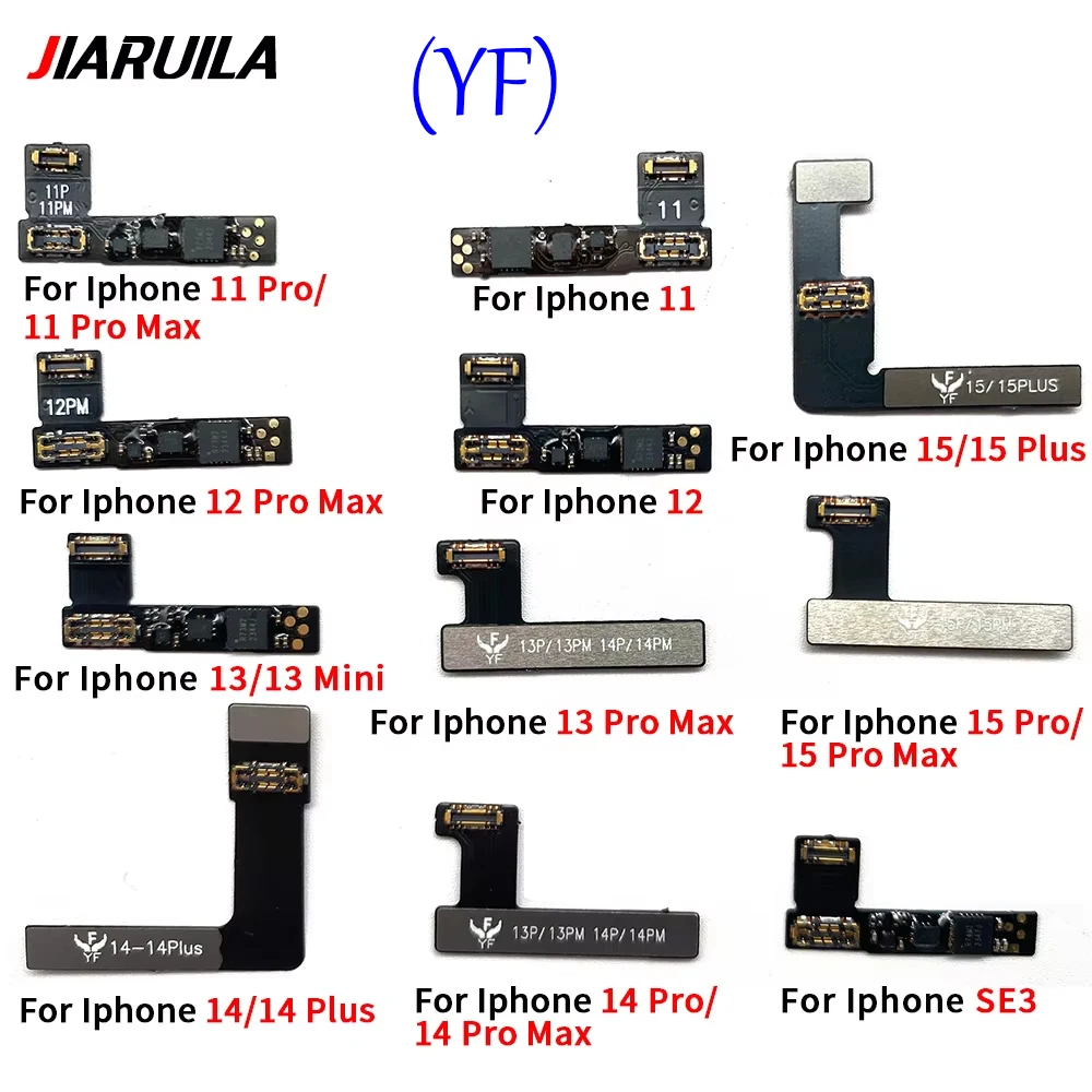 YF Battery Repair Flex For iPhone 11 12 mini 13 14 Plus 15 Pro Max Remove Warning Battery External Flex Cable RepairTested Well