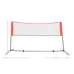 3M Portable Badminton Net Set for Indoor and Outdoor Competitions Park Carrying Detachable Badminton Volleyball Net for Sports