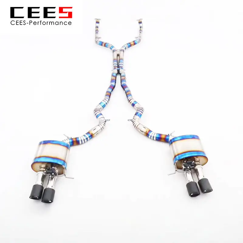 

Выхлопная труба CEES Catback для BMW M5 F10 4,4 T 2012-2016, выхлопная труба из титанового сплава, высокопроизводительная Автомобильная выхлопная система