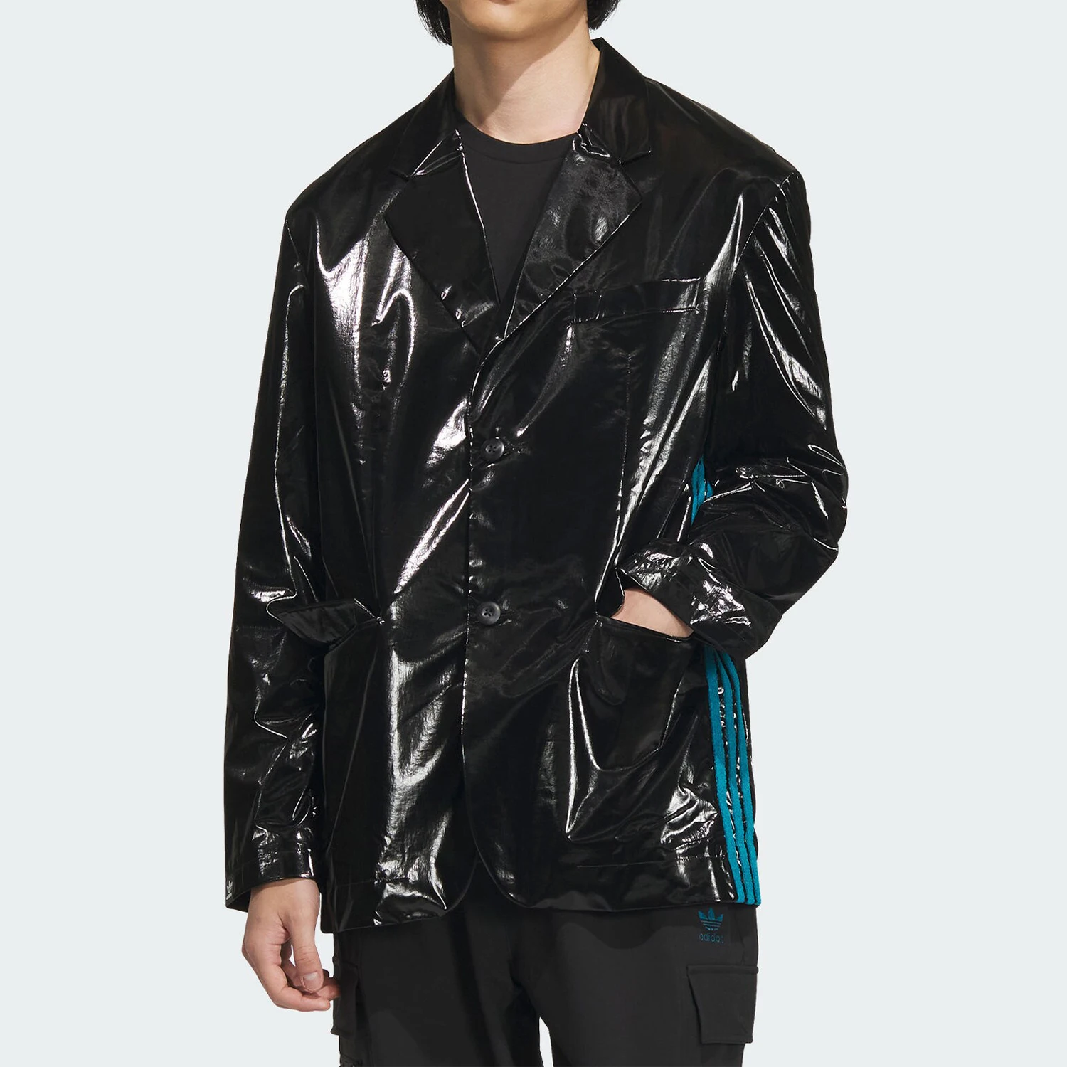 

Повседневный спортивный свободный пиджак Adidas Originals Trefoil для мужчин и женщин IY9512