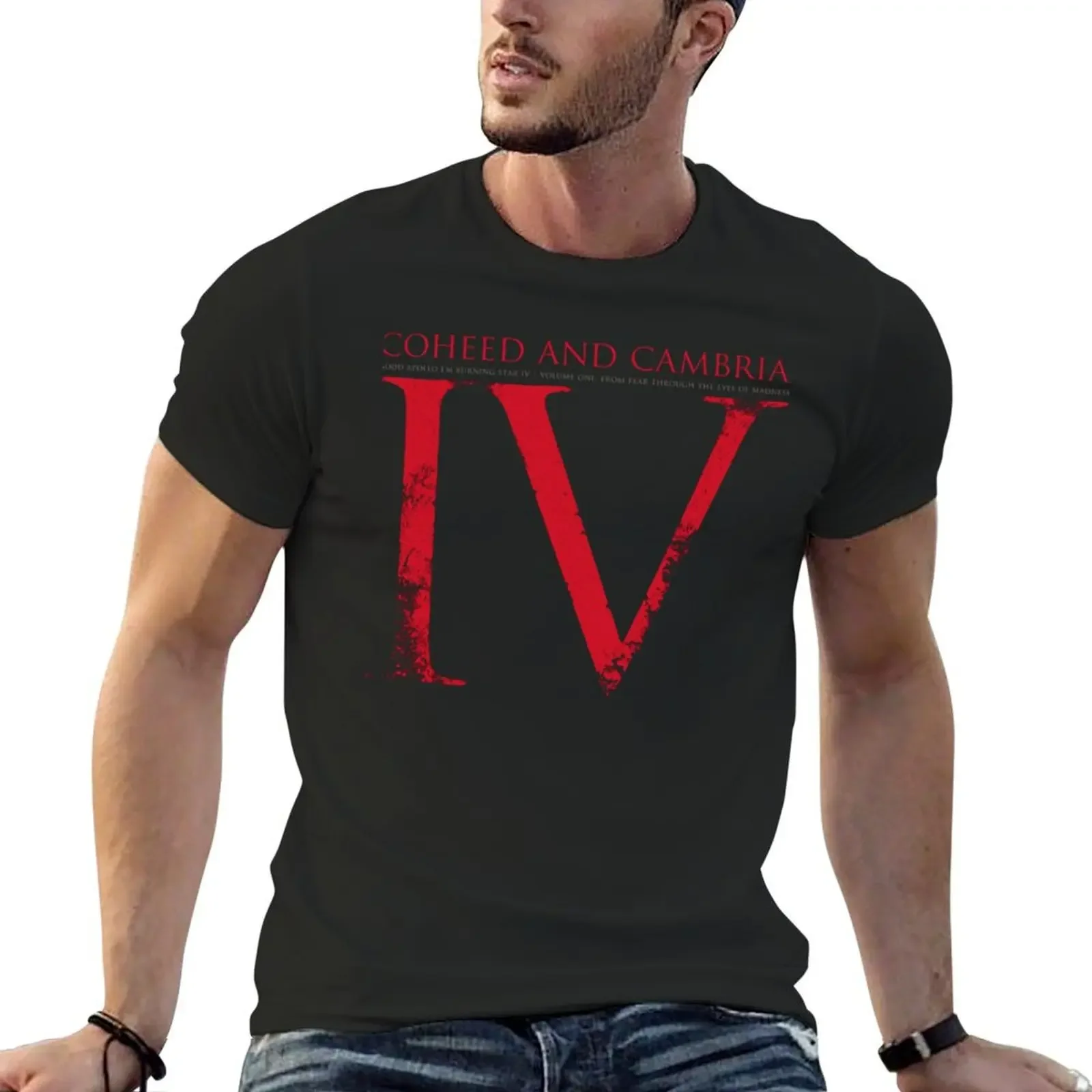 

Coheed and Cambria IV T-Shirt plus sizes heavyweights funny t shirts for men