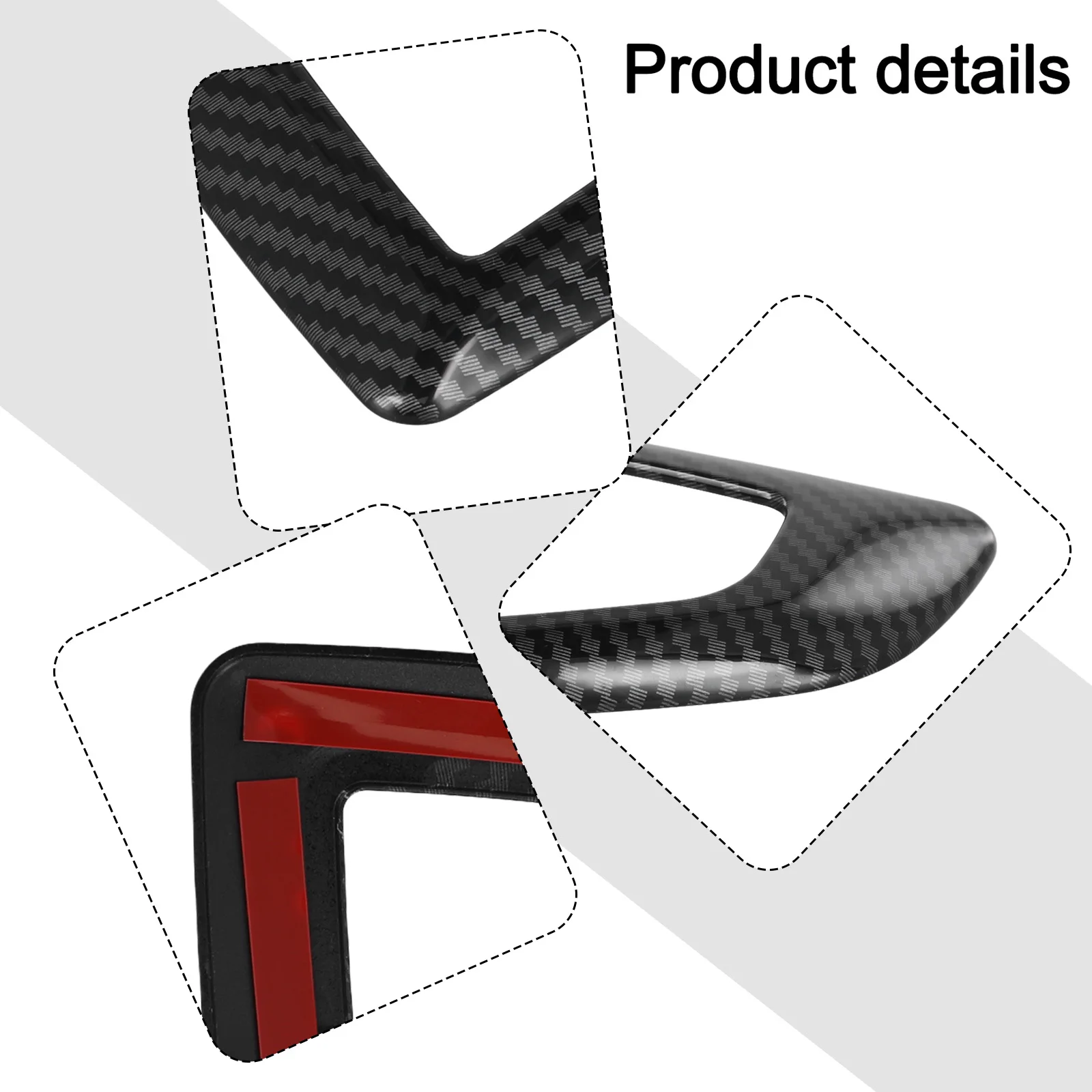 

Car Accessories Knob Panel Cover Color As The Picture Shows High-quality ABS Premium Accessory Protection Against Fading