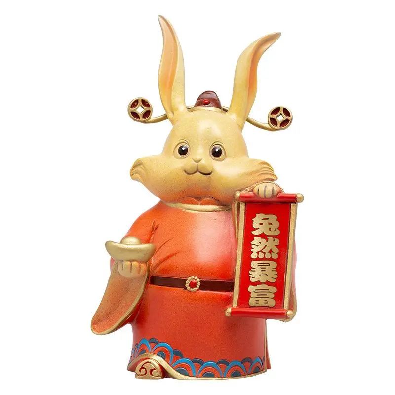 

Auspicious Rabbit Ornament Home Living Room Office Desktop Decoration