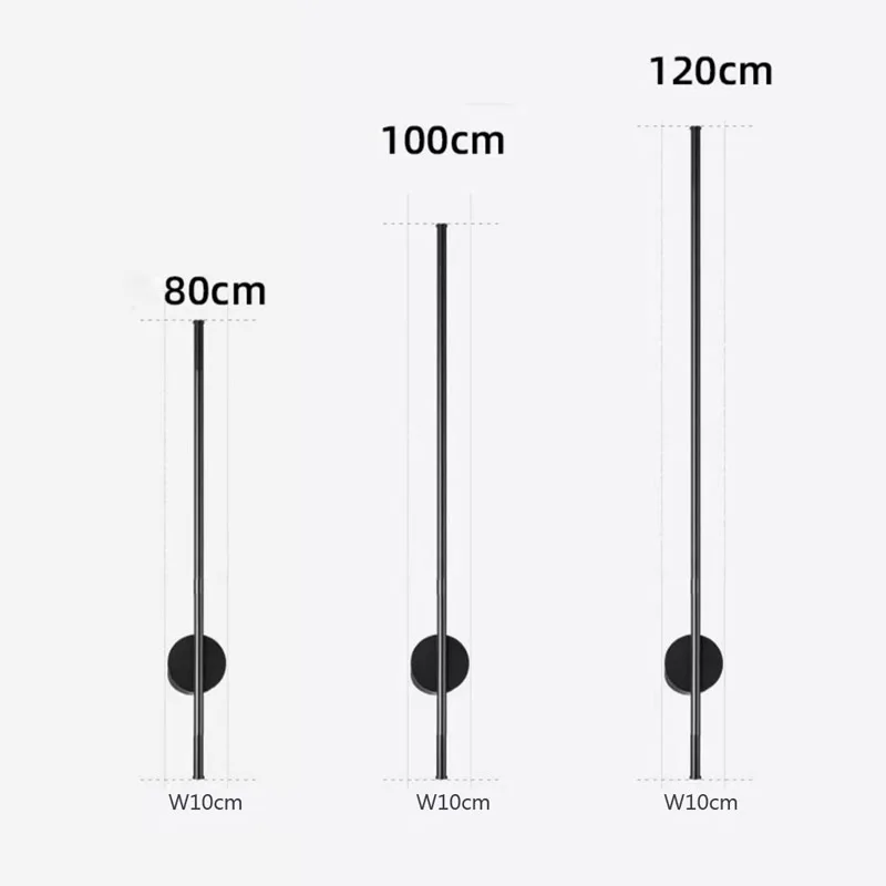 북유럽 LED 긴 벽 램프, 거실 침실 침대 옆 소파 배경 홈 장식 조명, 현대 미니멀리스트 벽 스콘스