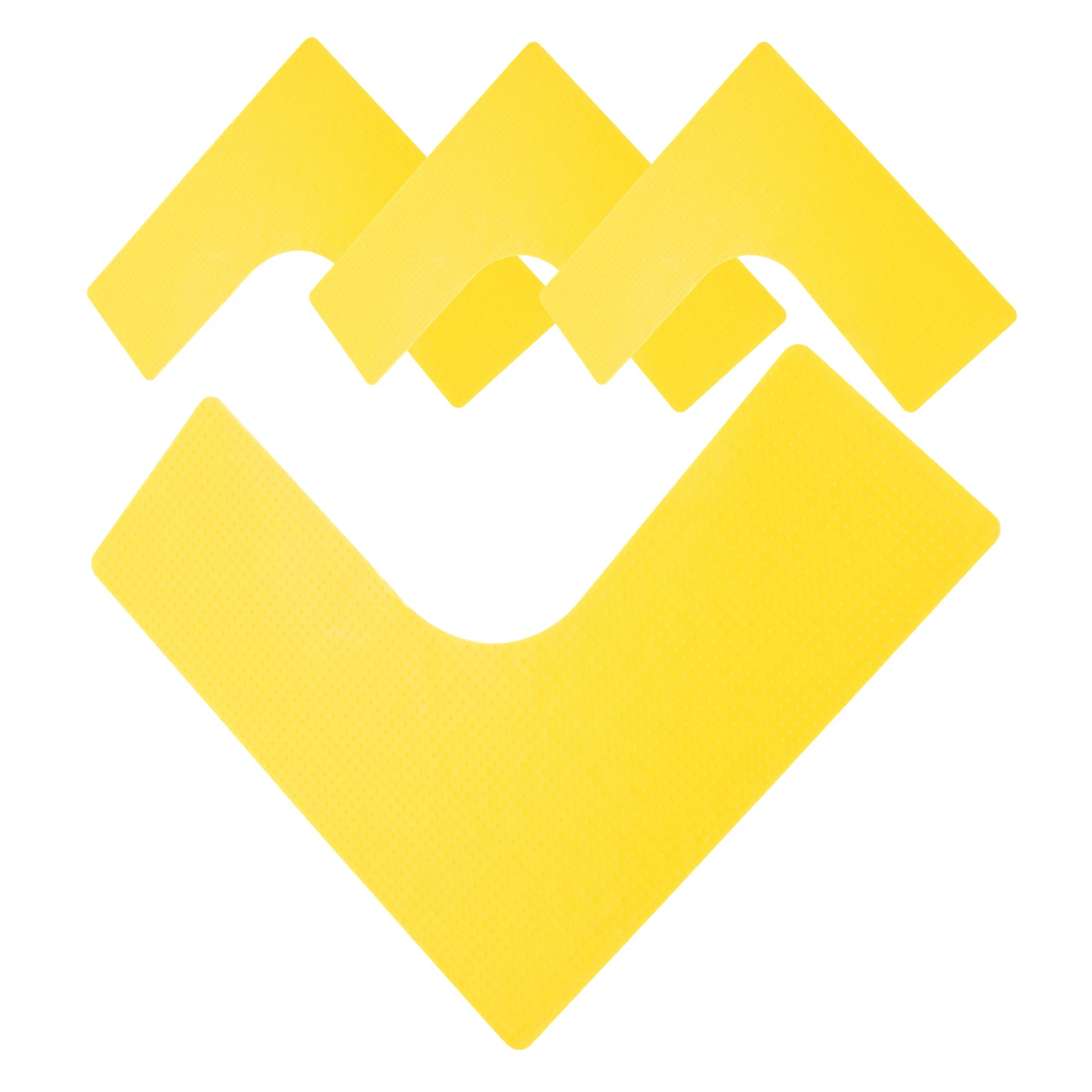 

4Pcs Basketball Court Marking Pads PP Material Right Angle Court Markers Easy Setup Training Floor Markers Sports Supplies