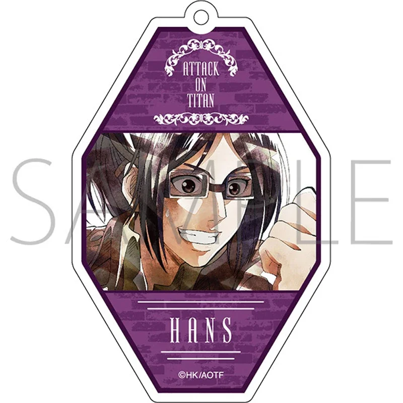 LLavero de Anime Erwin Armin Arlert, muñeco de Levi Mikasa Ackerman Eren Yeager, colgante de acrílico para regalo