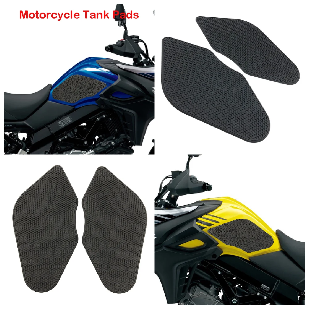 

Motorcycle Tank Grip Pad Fits for Suzuki DL 650 V-Strom DL650 XT ABS 2017-2024 FuelTank Side Knee Traction Anti Slip Pads Kits