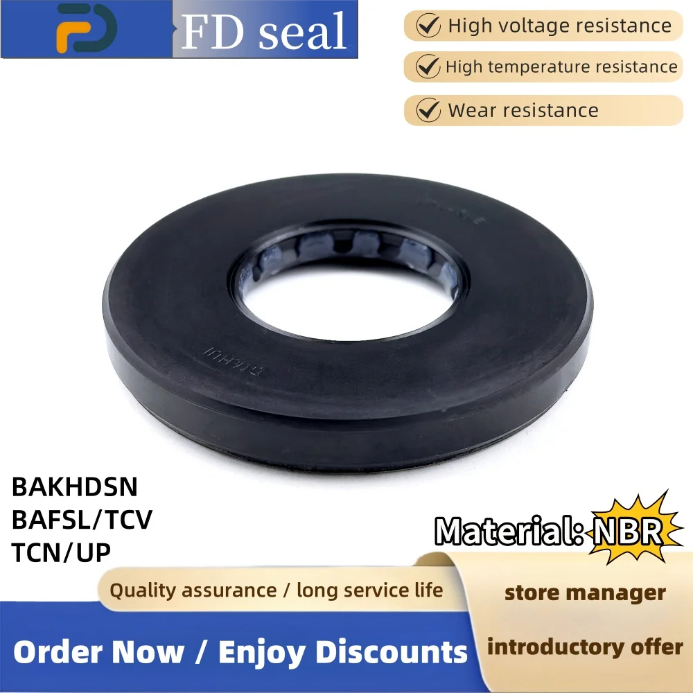 

Hydraulic Pump Oil Seal 33.34*72.39*9.5mm UP NBR UP0450E High Pressure Resistant Engineering Seal O-ring Gasket ISO 9001 2008
