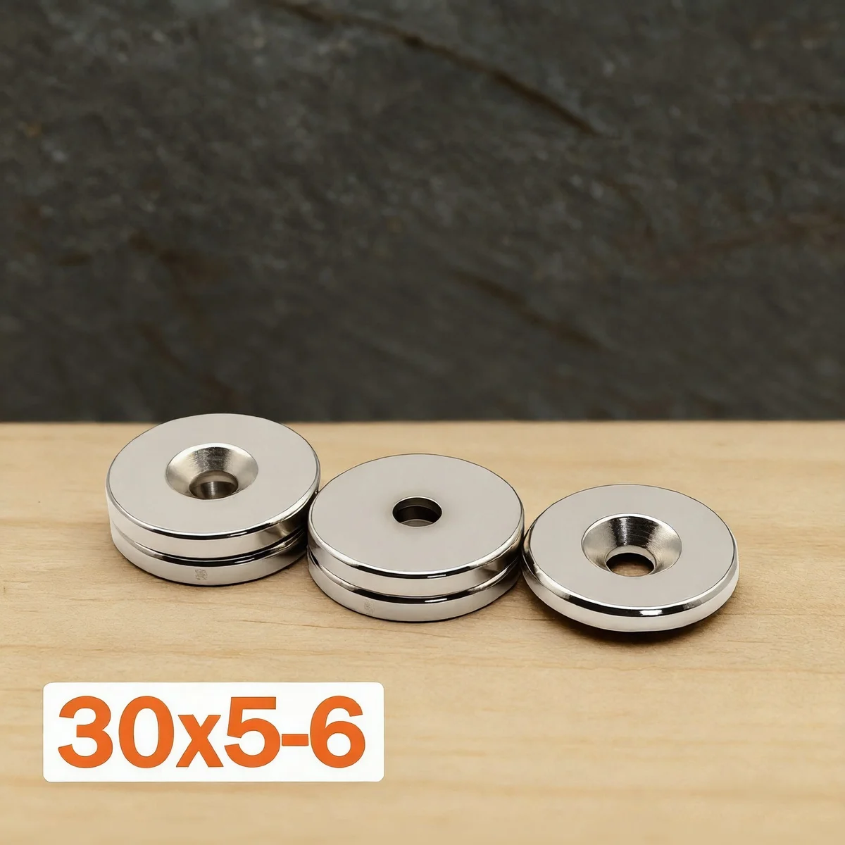 

30x5-6mm Super Strong Magnet N35 Round With Holes Magnetic NdFeB Neodymium Magnet Powerful Disc imanes Refrigerator Magnets