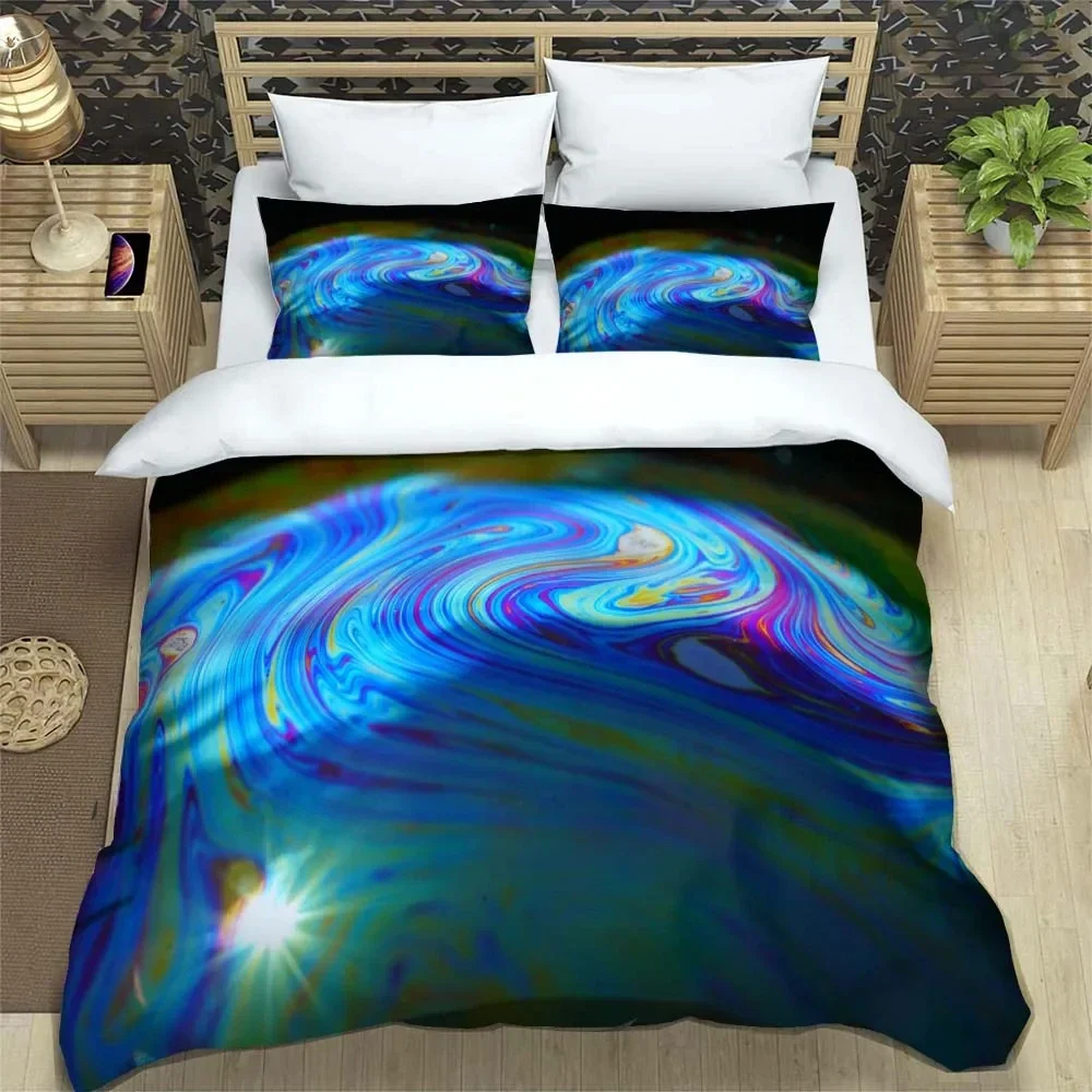 Rainbow Fresh classics Pattern Printing soft and comfortable Complete size Customizable comforter bedding sets