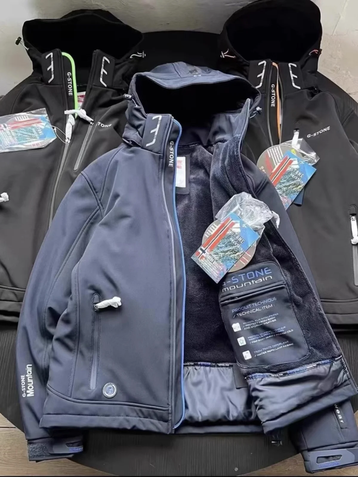 

Высококачественная утепленная куртка для активного отдыха с флисовой подкладкой, ветрозащитная, водонепроницаемая, теплая, для холодной погоды, сильного дождя и снега