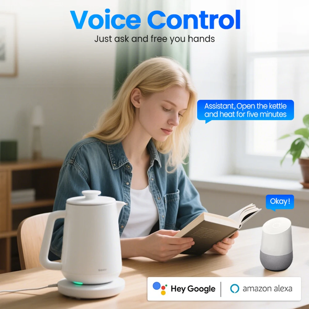 Tuya Smart Plug US Standard 10A/16A WiFi Outlet Works With Alexa Google Assistant APP Remote Control Timer Group Control for US