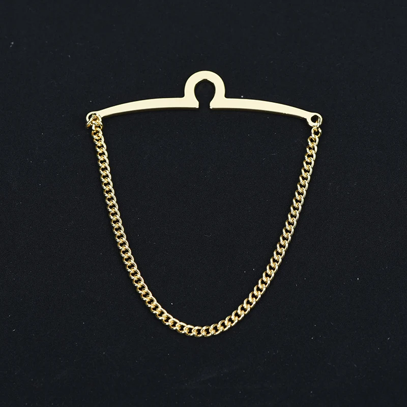 ICEYY Copper Tie Clip Tie Chain Hanger Tie Pins Men's Ties Accessories Gifts for Men