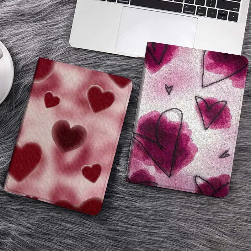 

Red Heart Pattern Background Gift Tablet Case For Samsung Galaxy Tab S7 S8 S9 S10 FE Lite