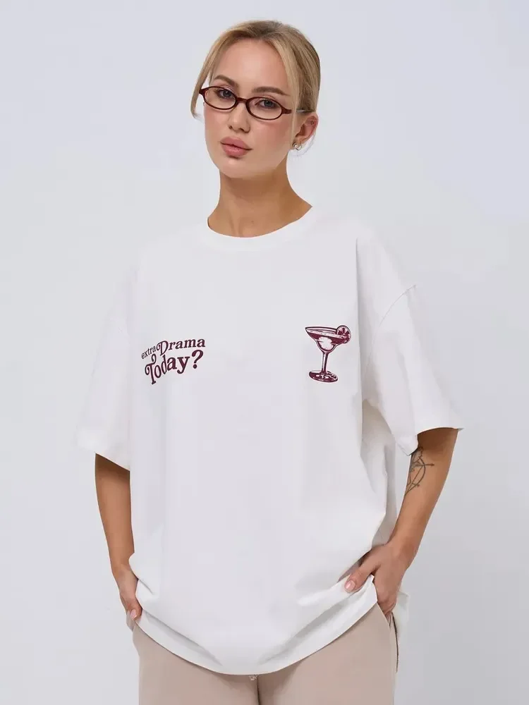 

Ladies' 3D Printing T Fashionable, Comfortable, Multi Functional Leisure Shopping Sports Short Sleeved Shirts