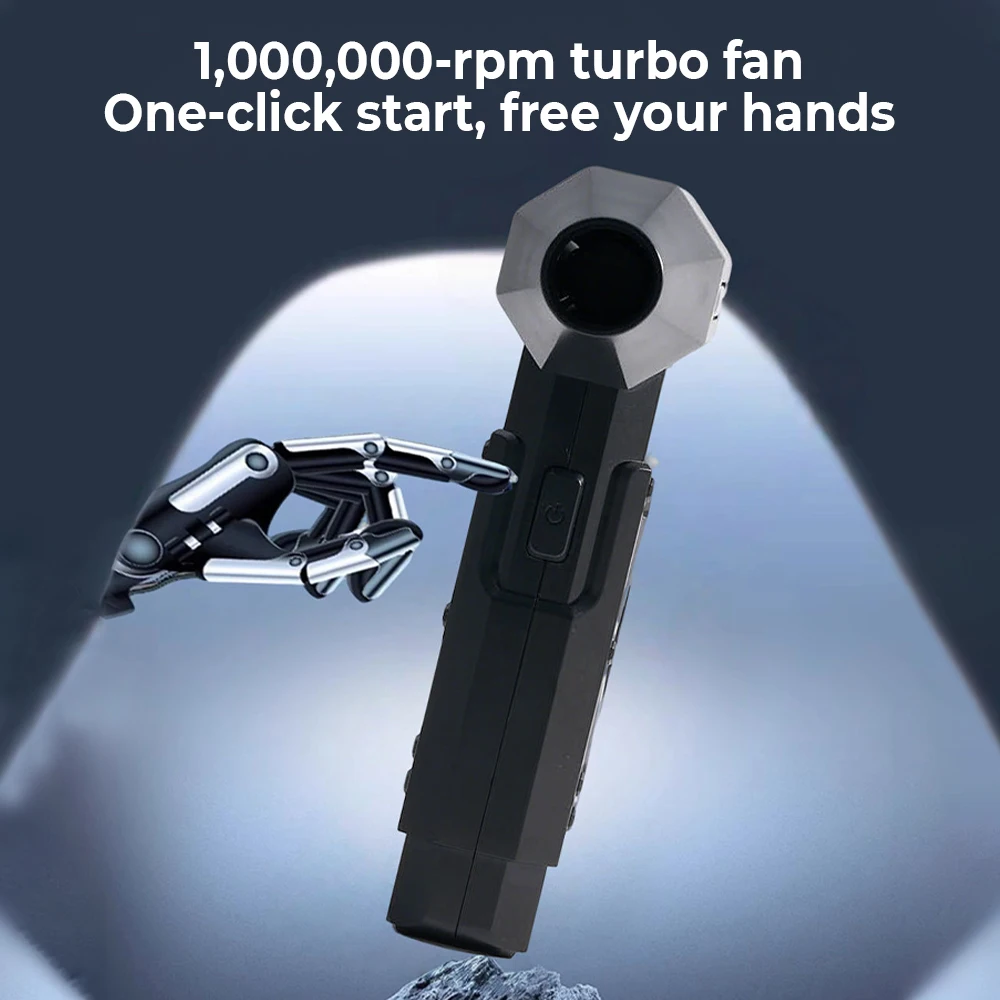 

6 Speeds Adjustable Turbo Jet Fan 1000000RPM Powerful Air Blower Compressed air Duster for Car Dryer/PC/Home Strong Dust Removal