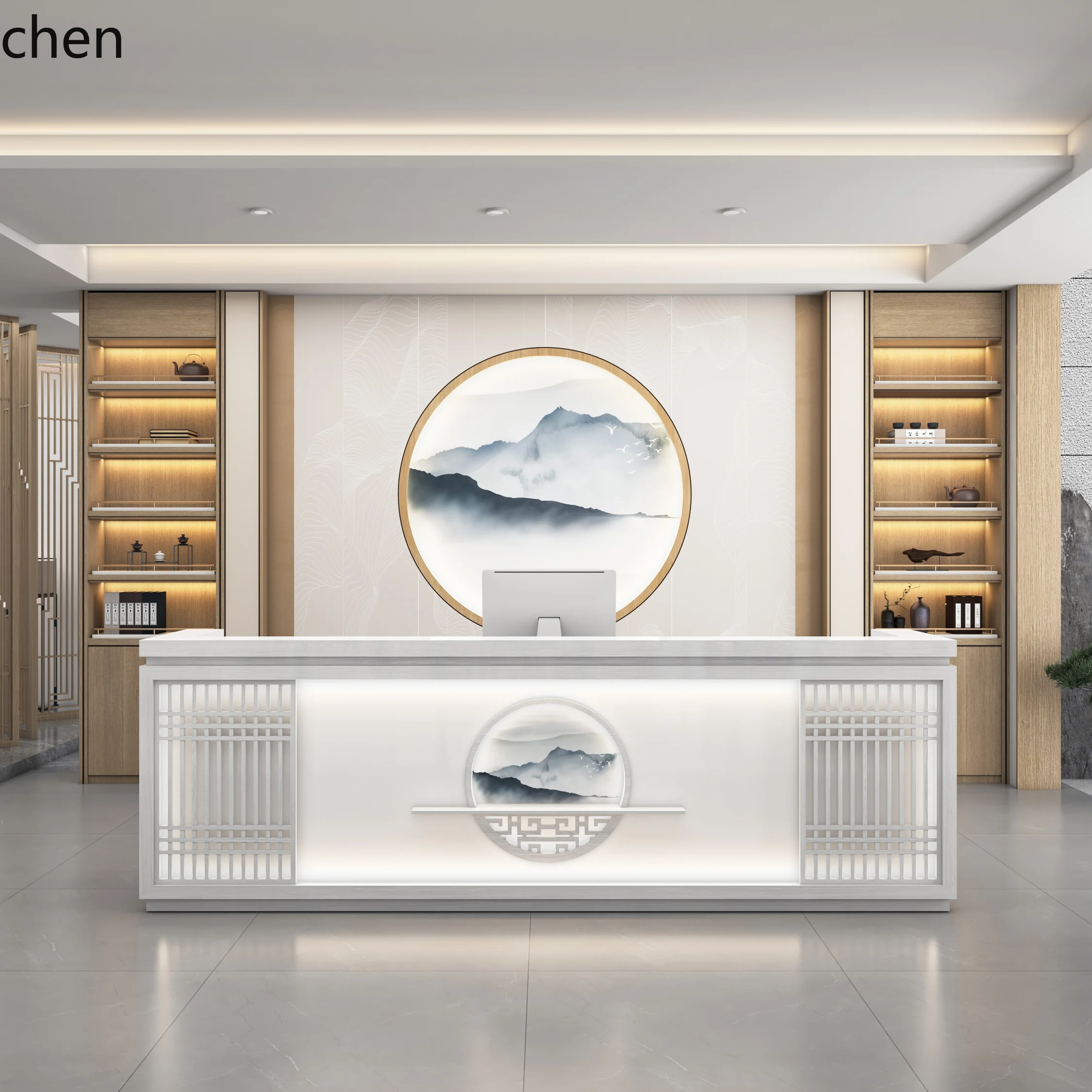 

HXL checkout page Beauty salon Health center Reception desk Shop front desk