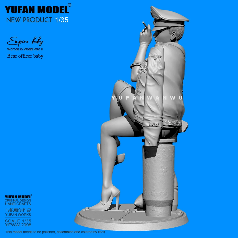 1/35 YUFAN Resin model kits figure beauty colorless and self-assembled YFWW-2098