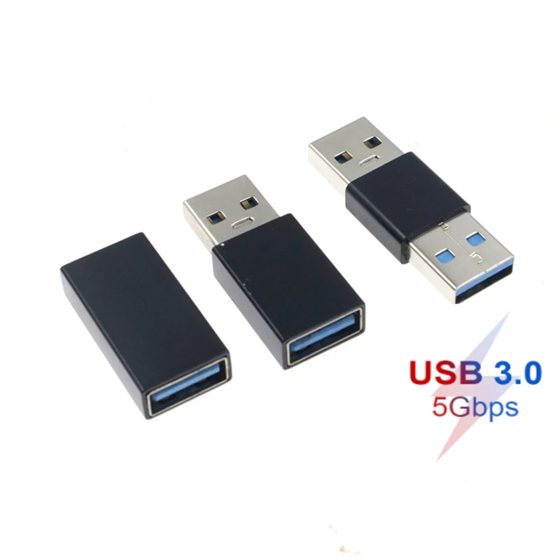 Convenient USB 3.0 Adapter Connector 5Gbps Male to Male Female USB Converter For PC Laptop USB 3.0 Coupler Extender Connection