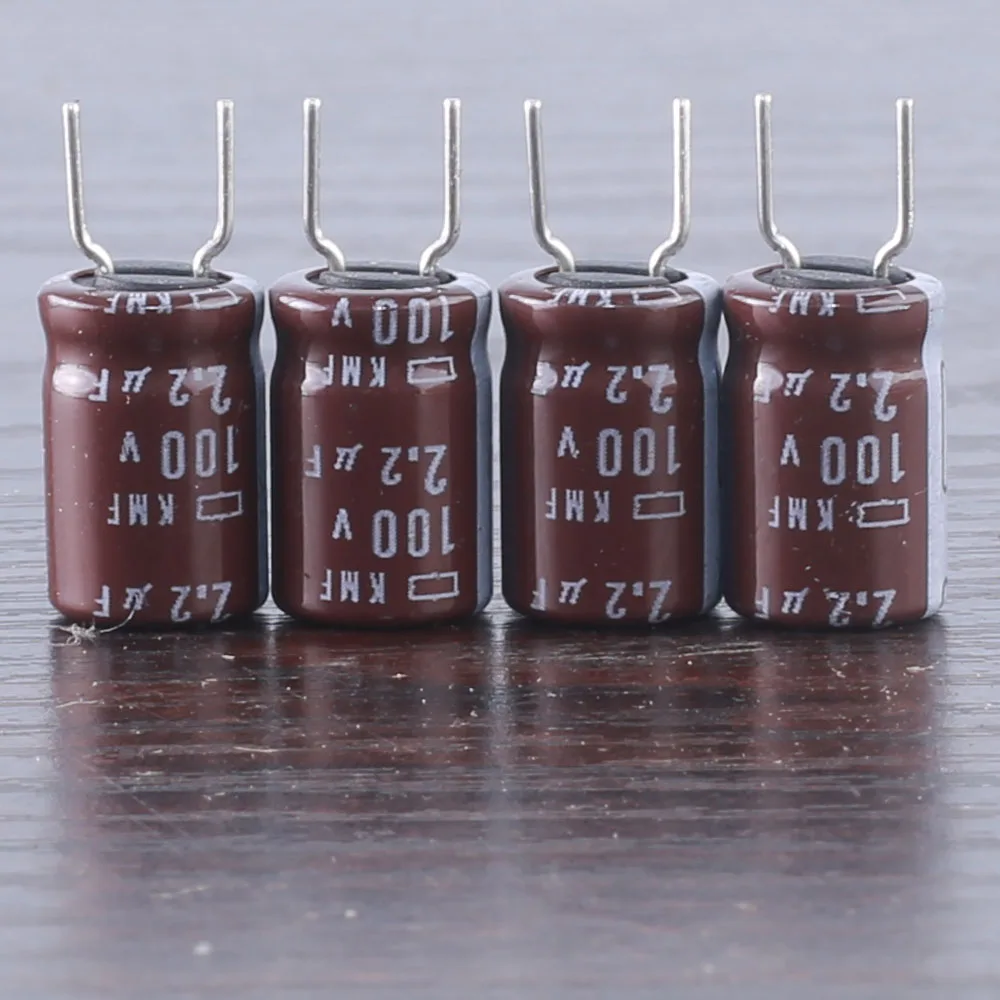 

20pcs NCC Nippon Chemi-Con KMF 2.2mfd 100V 2.2UF electrolytic Capacitor 8*11.5mm