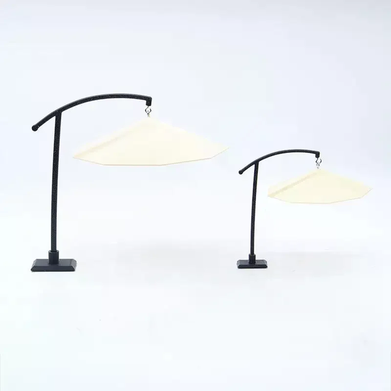 1 szt. Miniaturowy parasol słoneczny do domku dla lalek, symulowany model parasola do piaskownicy, zewnętrzny parasol przeciwsłoneczny, dekoracja do domku dla lalek, zabawka, prezent