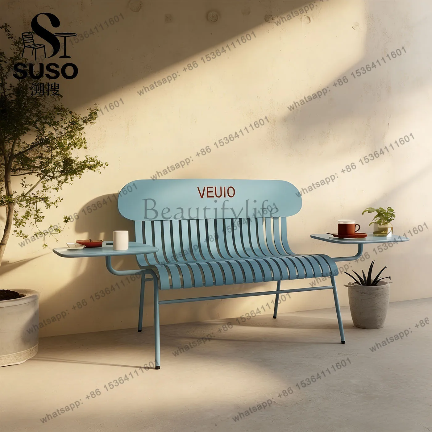 zj.Outdoor leisure seat, milk tea shop, coffee shop, outdoor pendulum chair, waterproof and sun protection, durable