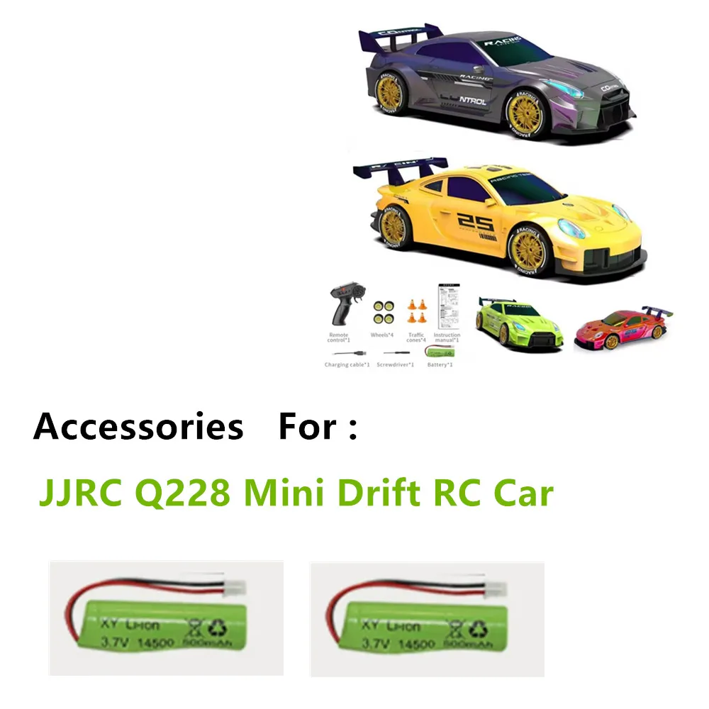 2/4 Pcs Battery 3.7V 500mAh  / Use For JJRC Q228 RC Car