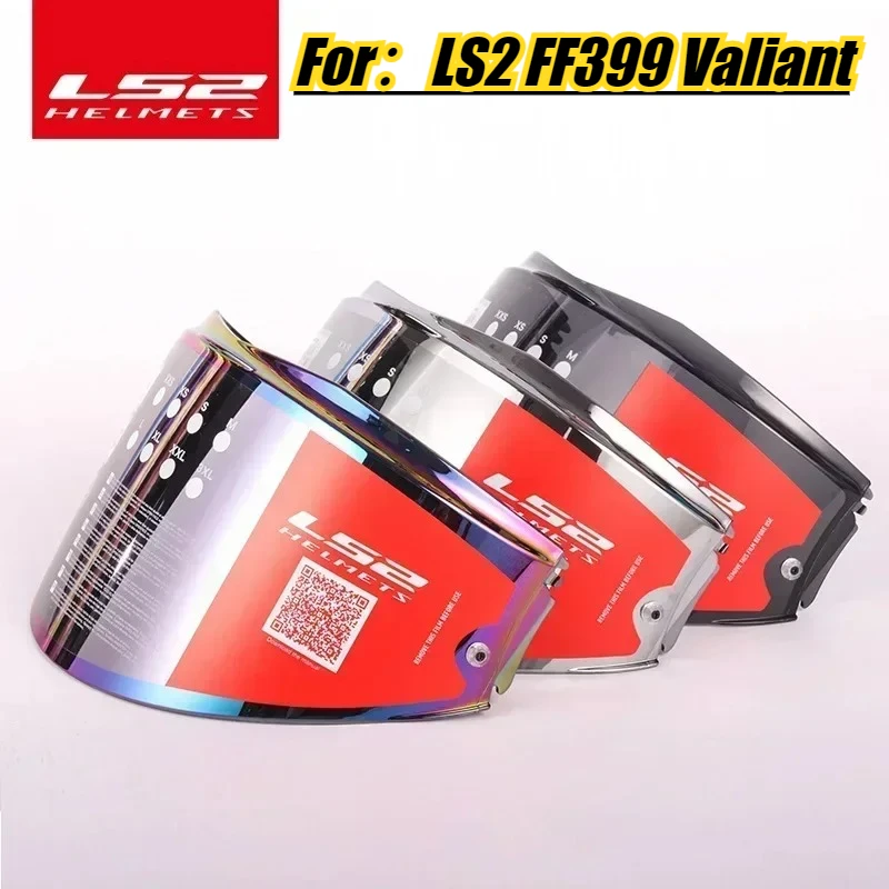 

Authentic LS2 FF399 helmet lens rear flip helmet Visor original LS2 Valiant helmet anti fog sticker Windshield Accessories