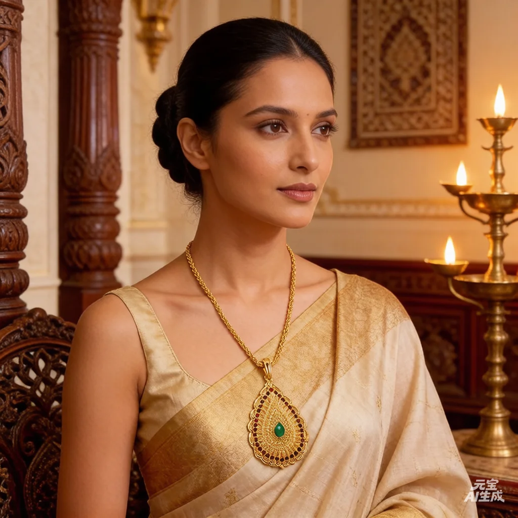 

Moroccan Gold Plating Wedding Dress Crystal Necklace Jewelry Water Drop Style Pendant Accessories (3)