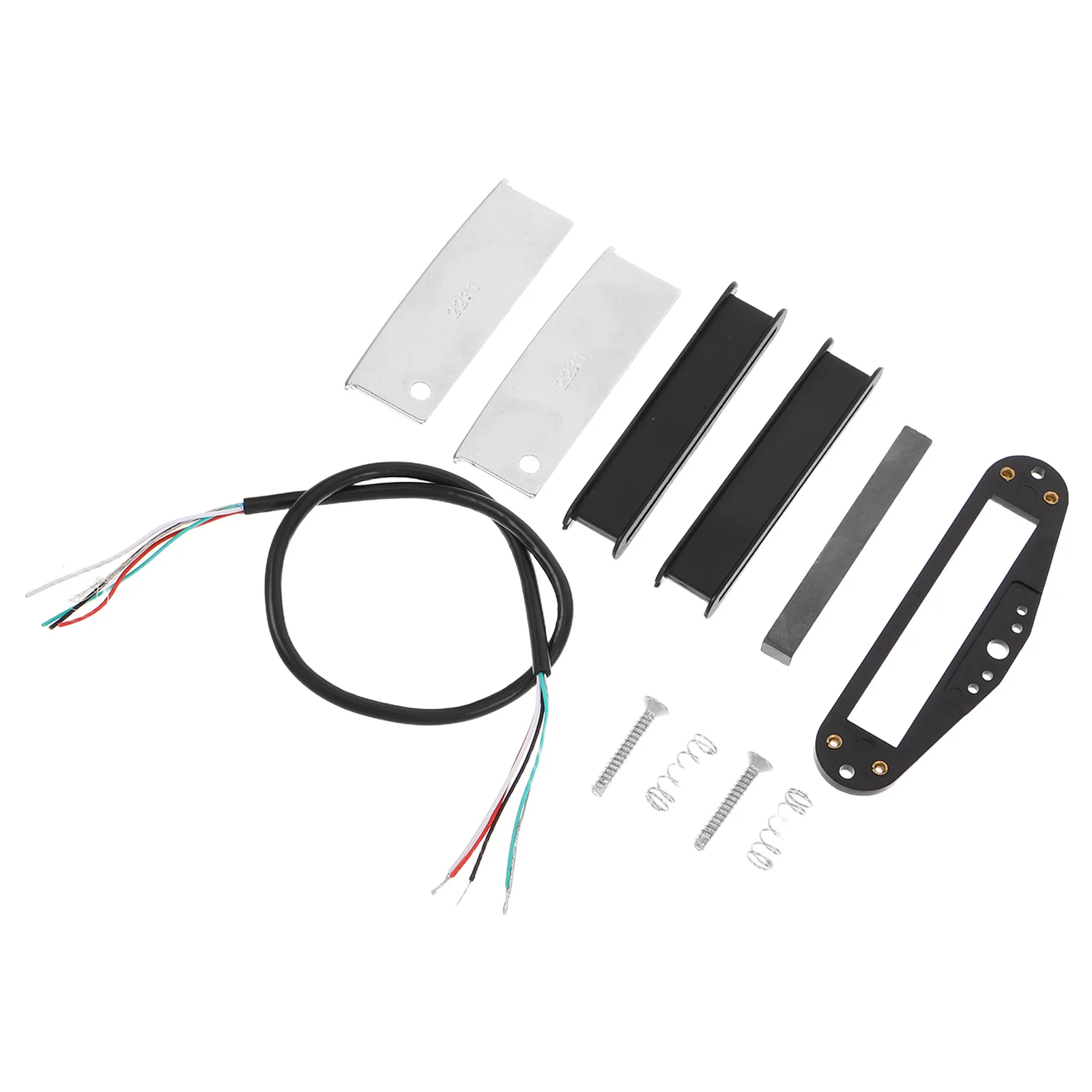 

1Set Humbucker Pickup Black Electric Guitar Replacement Kit Dual-Coil Noise Reduction Acoustic Guitar Sound Pickup System