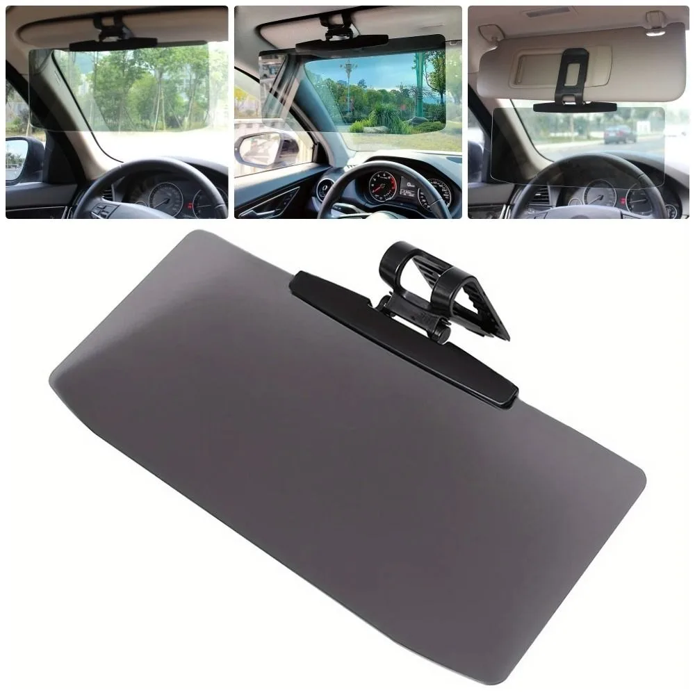 Anti-Glare Car Sun Visor ABS Universal Extender Clip on Sun Visor Miscellaneous Visor Extension Traveling Driving Day Lights